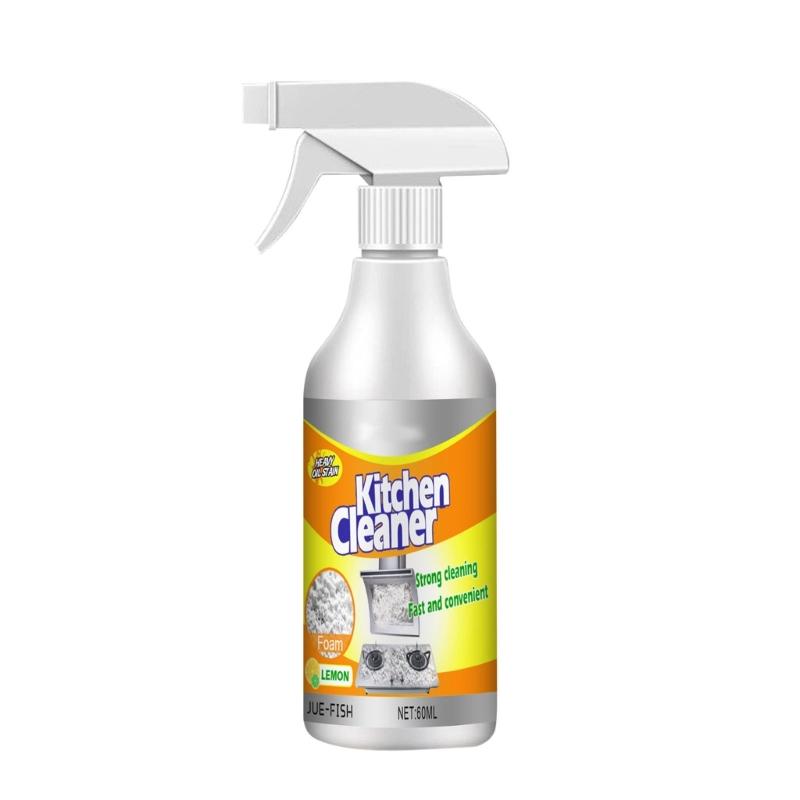 3pcs 60ml Kitchen Cleaner Range Hood Oil Stain Cleaner Multifunctional Cleaning Agent Supplies Kitchen Supplies