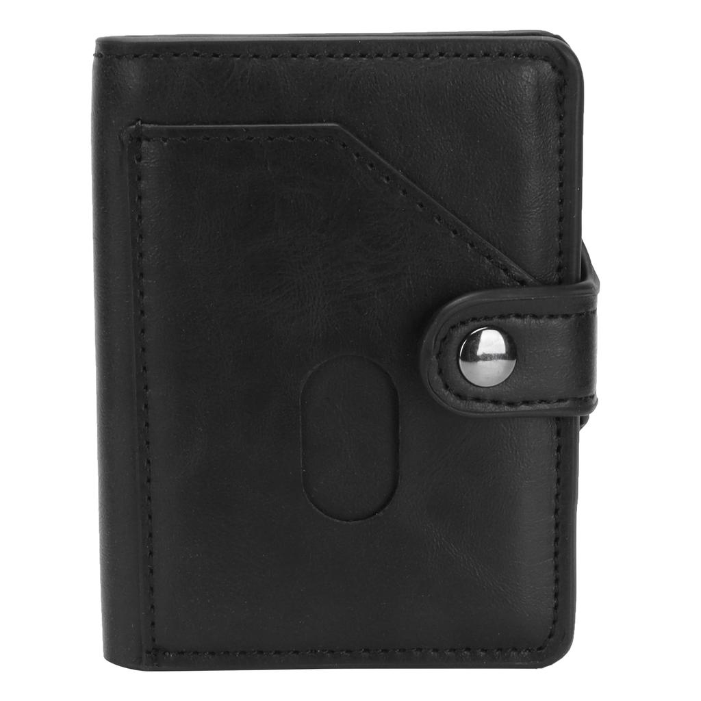 Automatic Credit Card Holder Wallet Portable Business Card Case Anti Theft Purse