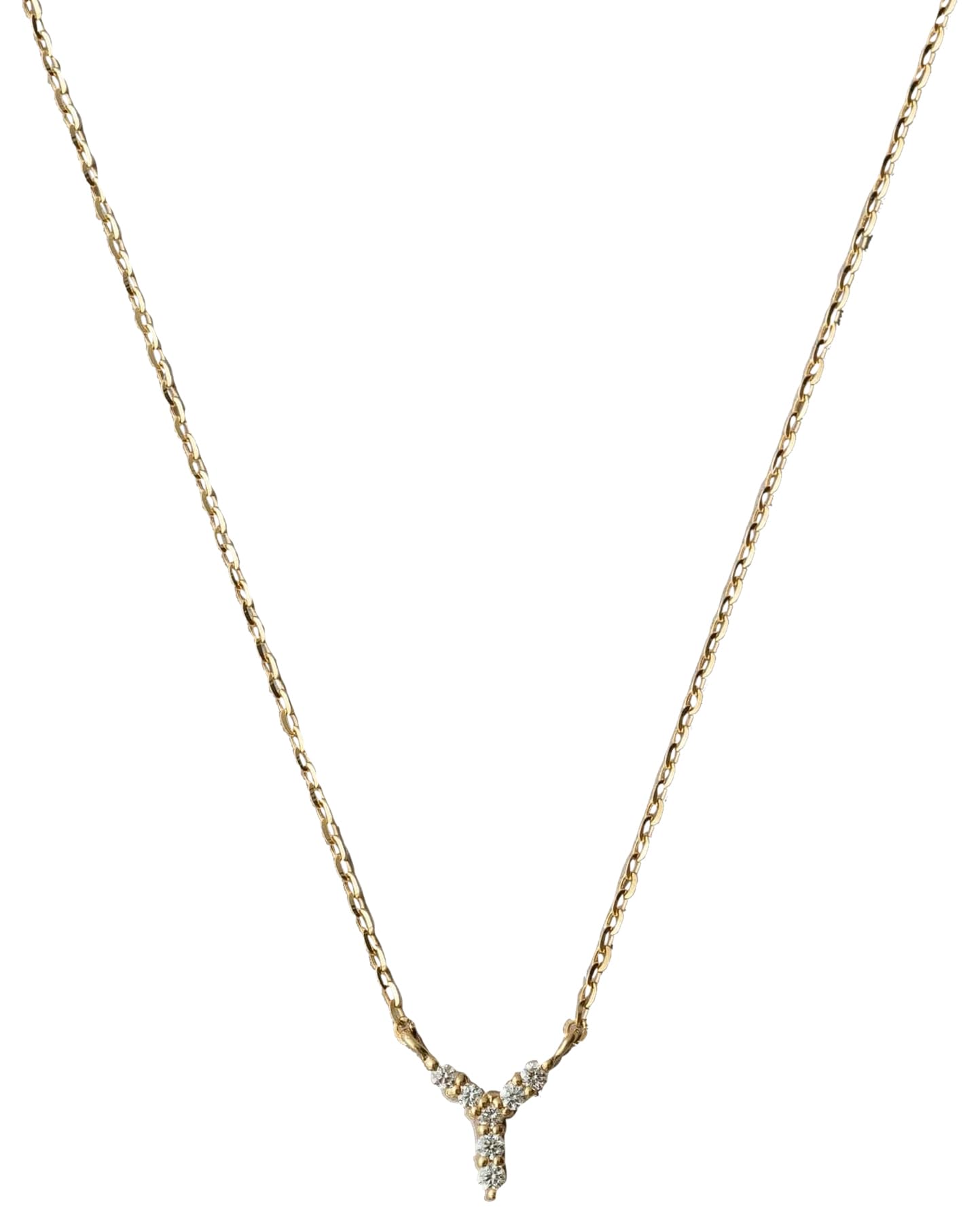 

ete K18YG Diamond Necklace FREE K (Ete) [Lettered] 261101-261111
