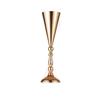 European Style Wedding Flower Vases Golden Silver Candle Holder Metal Vases  Hotel Banquet