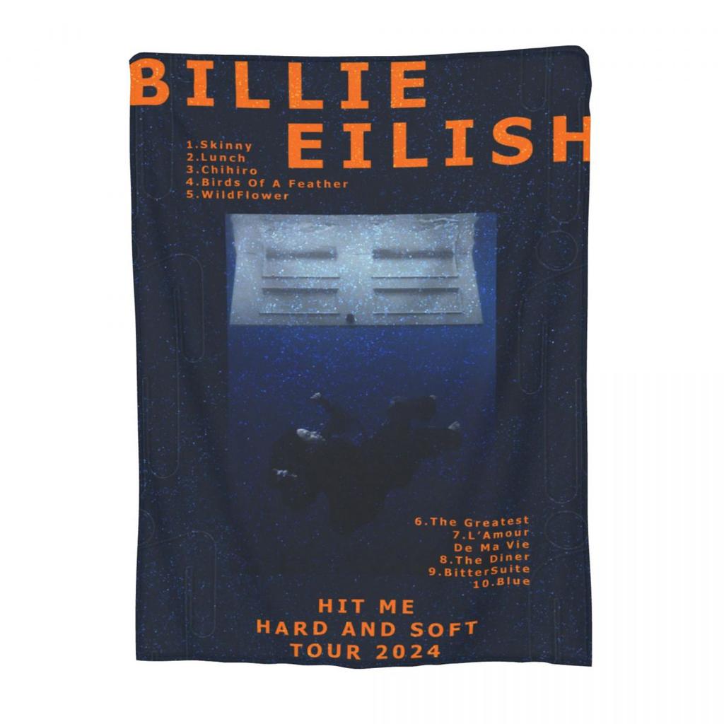 Hit Me Hard And Soft Merch Deka Billies Fleece Přehoz na postel Útulný Super Měkký pro Auto Přikrývka