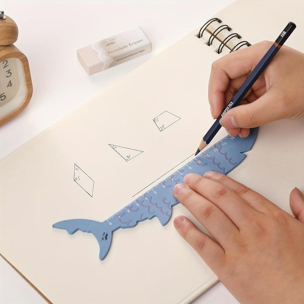 Practical Animal Shaped Ruler Decorative Practical Measuring Tools Classroom 5