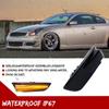 GTINTHEBOX Compatible with 2003 2004 2005 2006 2007 Infiniti G35 2D Coupe D Front Side Marker Light Smoked Lens Amber LED Fender Lamp