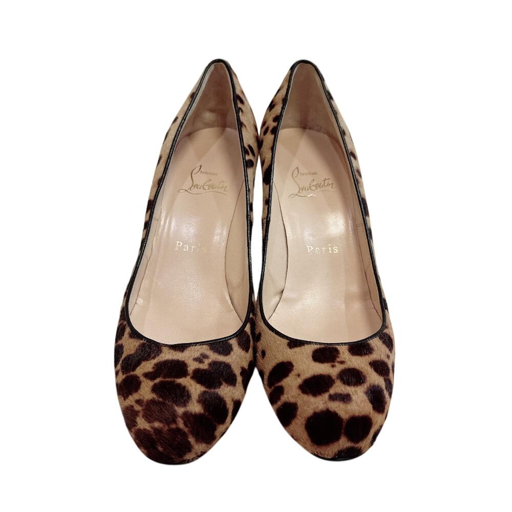 Christian Louboutin Heel Leopard Harako pumps Brown Harako Used