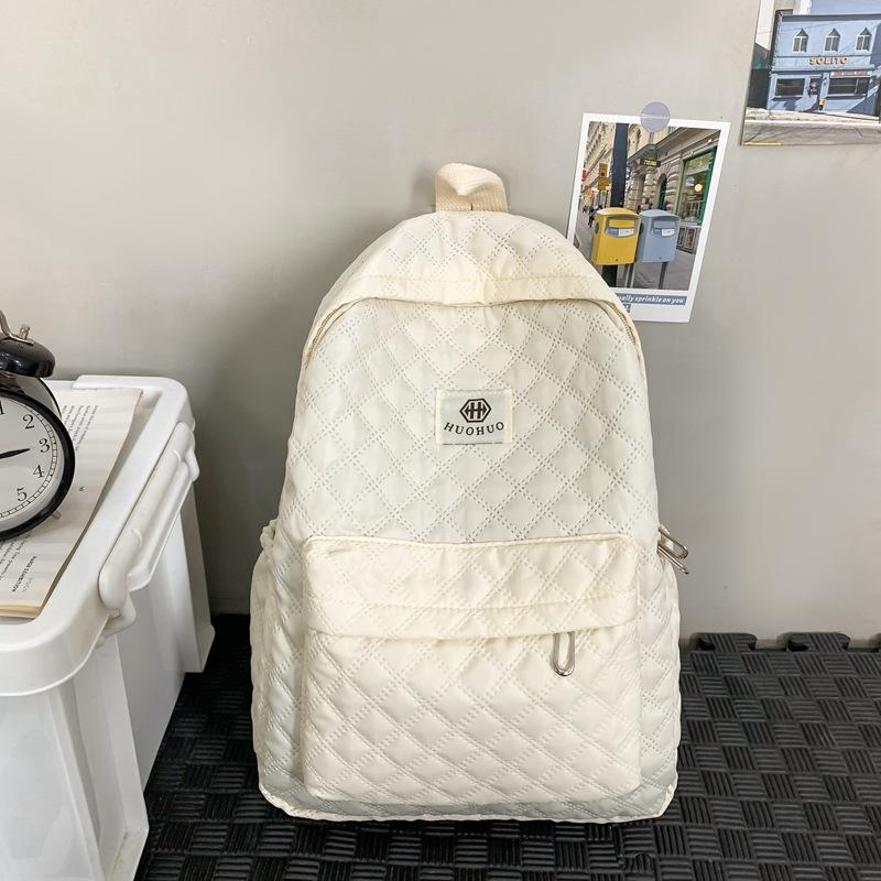 Schoolbag1011 New Trend Fashion Backpack Casual Simple Versatile Computer Backpack Large Capacity Chinese College Student School Bag