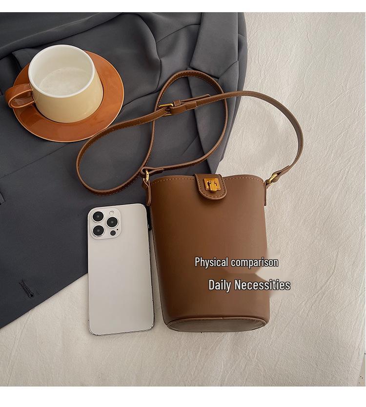 Damska Retro Matowa Torba Listonoszka - Casualowa Torba na Ramię Jesień/Zima