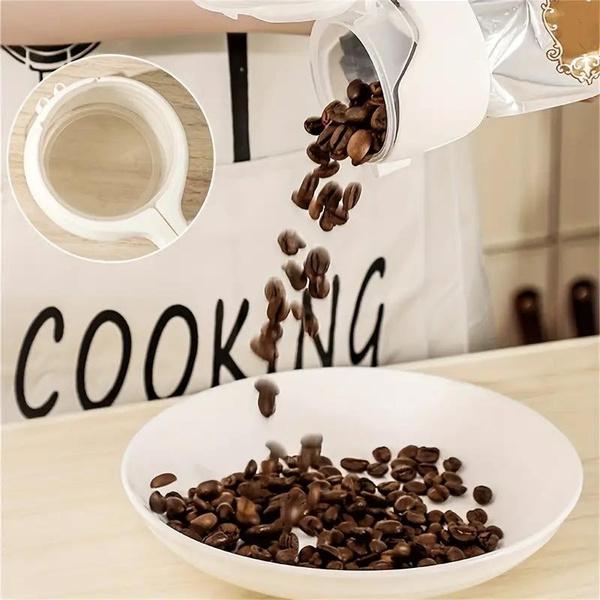 2 STKS Voedselopbergzak Sluitclips Plastic Dop Sealer Clip met Schenktuiten Snack Snoep Opberg Vers Klem Keuken Organizer