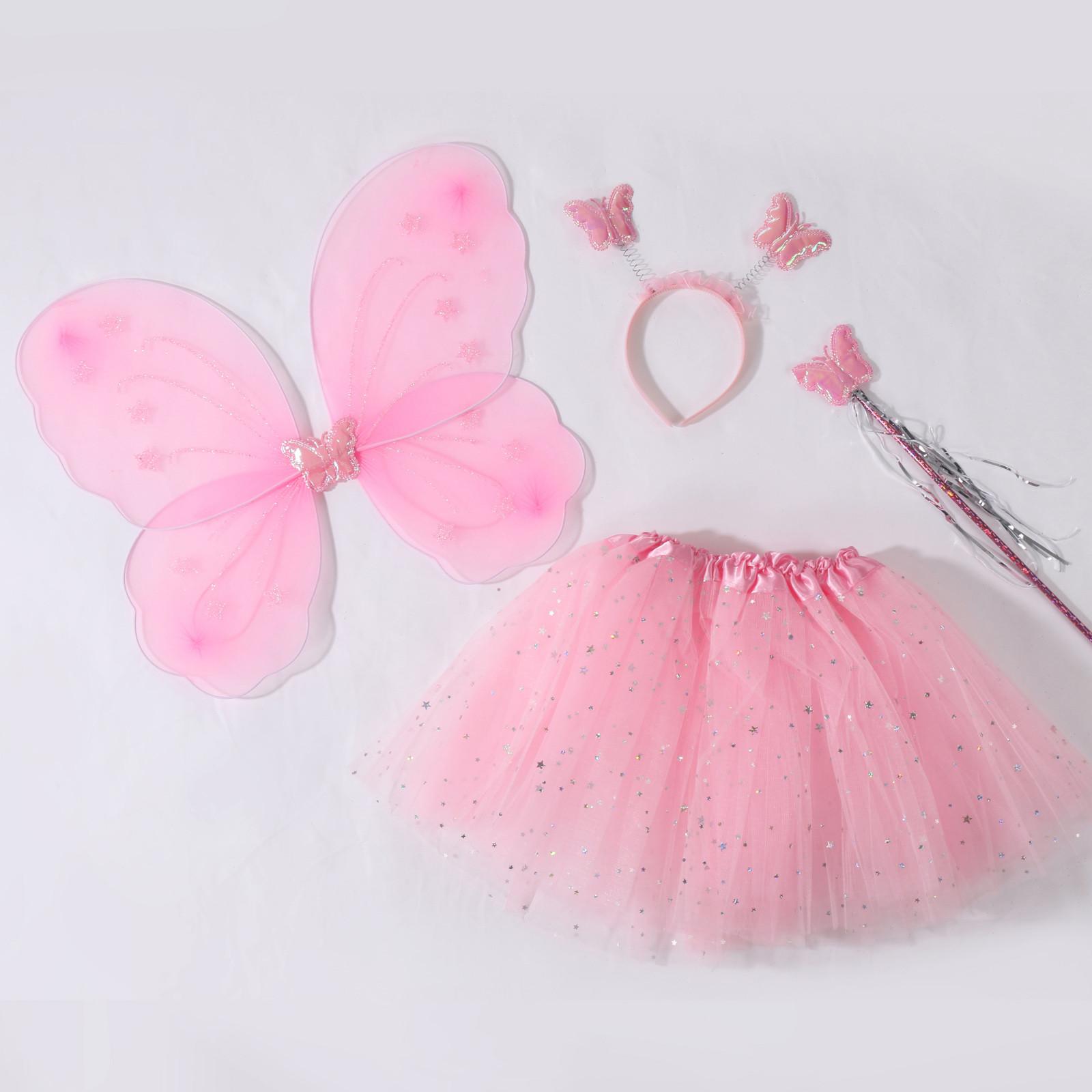 

Юбки и юбки для маленьких девочек и малышей на день рождения, 4 шт. One size розовый