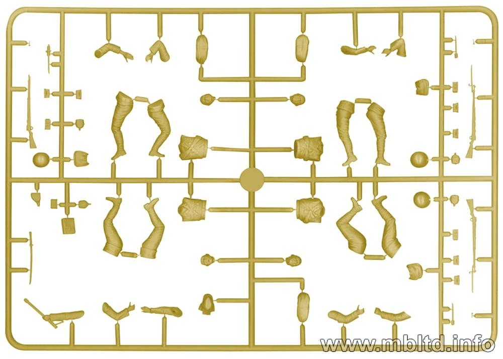 Master Box 1/35 Scale Japanese Marine Corps Battle of Tarawa, Assault Scene, 1943, Plastic Model Kit (4 Figures) MB35042