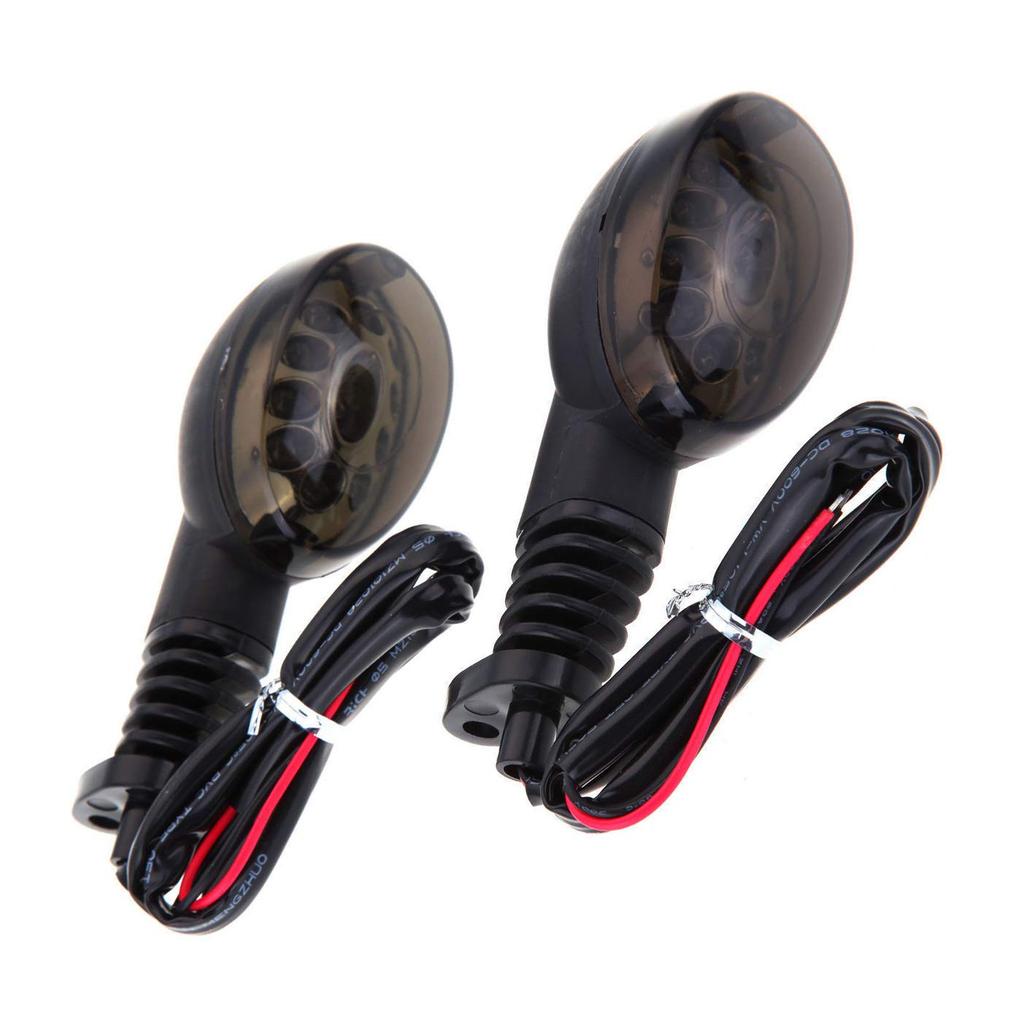 Bruce & Shark Turn Signal Turn Signal Rear Front Applied for Kawasaki Ninja 250R Smoke