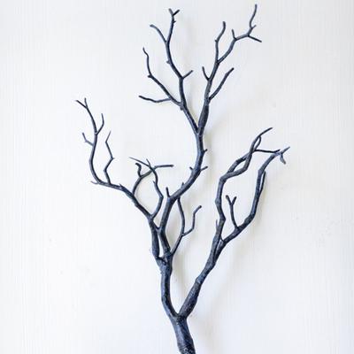 Pequena árvore seca ramo artificial planta diy artesanato festa de casamento decoração de casa