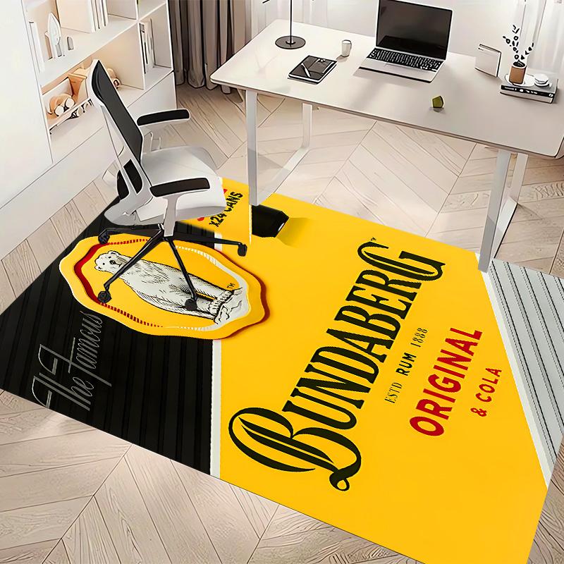 RUM B-Bundaberg Printed Absorbent Washable Carpet, Non-Slip Bathroom Mats, Kitchen Rugs, Yoga Mat,Living Room Entrance, Camping Picnic Rugs