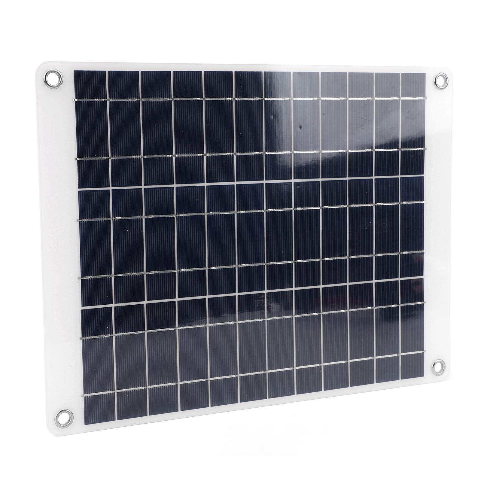 

50W Solar Panel High Efficiency Monocrystalline Portable Solar Panel with 10A Waterproof Controller for Outdoor Travel Camping