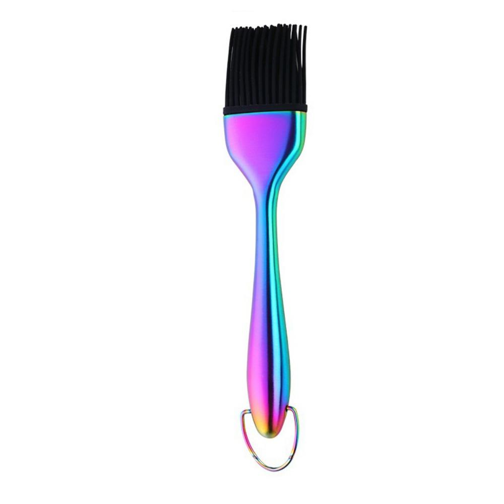 Heat Resistant BBQ Grill Oil Sauce Brush Hangable Pastry Brushes Durable Oil Brushes  BBQ Tools
