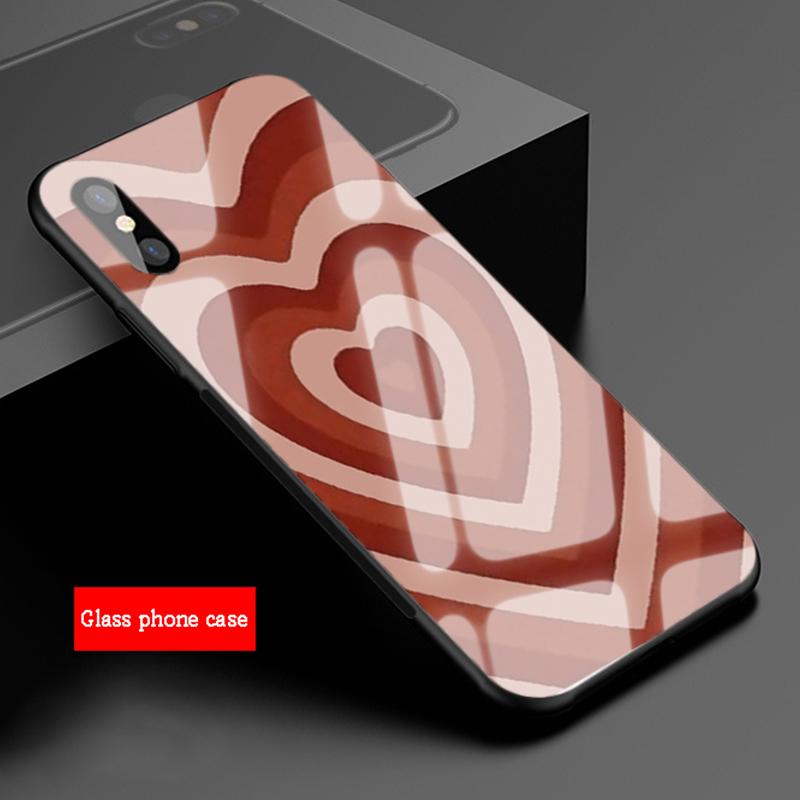 

Чехол для телефона Love overlay из закаленного стекла для iphone 12 11 Pro Max 5 6 7 8 PLUS X XS XR XSMax Shell 12Pro Cover Shell iphone12 Pro Max