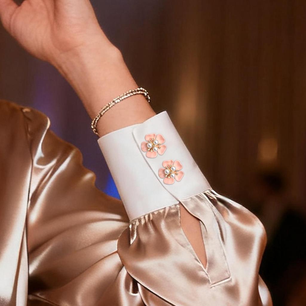 Pokrowce na guziki Kwiatowe Perłowe Rękodzieło Szycie Akcesoria DIY Kryształowe Pokrowce na Guziki Do Sukienek Smokingów Bluz