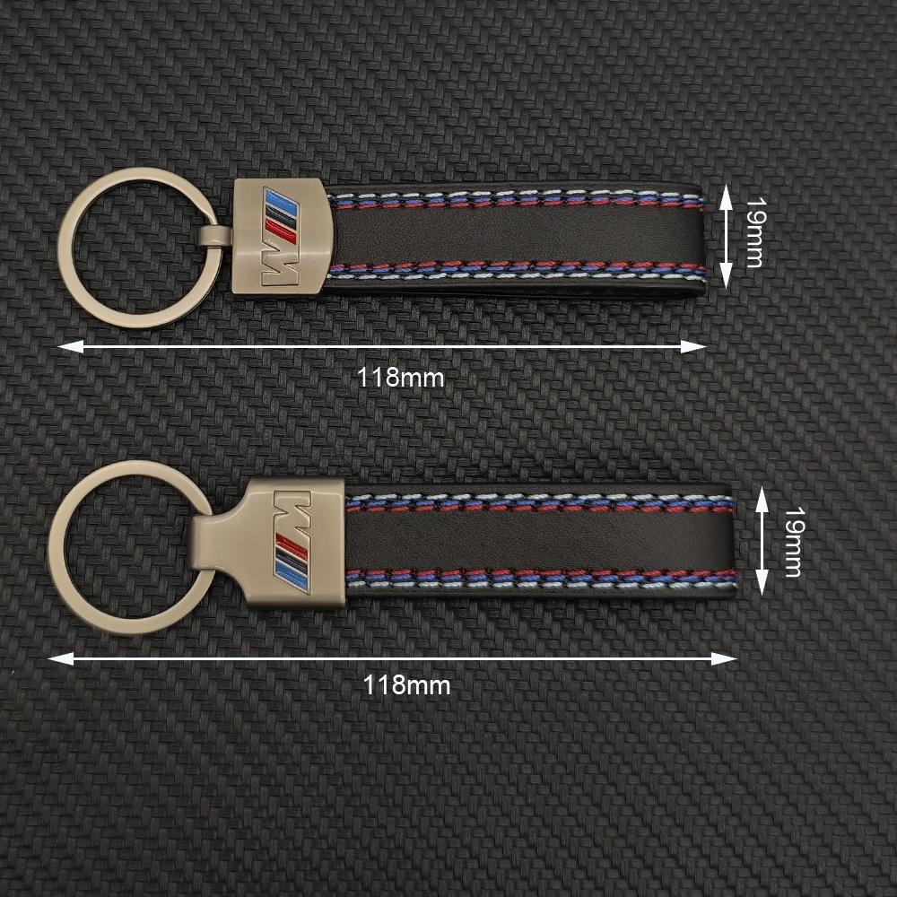 Luxury Leather Car Keychain for BMW M Sport E39 E46 E90 E60 E30 E36 E87 E53 F15 F16 F20 F30 X3 X5 X6 Z3 Z4 M2 M3 M4 M5 Keyring ulbn07