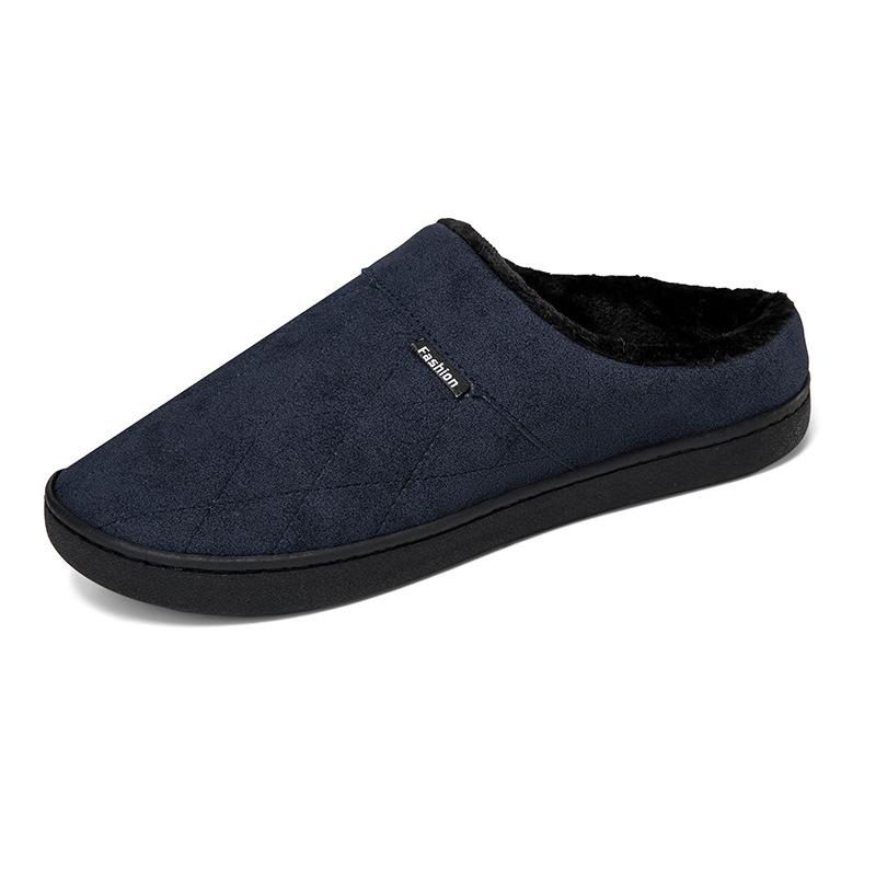 Cotton slippers winter large size home thermal cotton shoes couple indoor and outdoor wear cotton mop