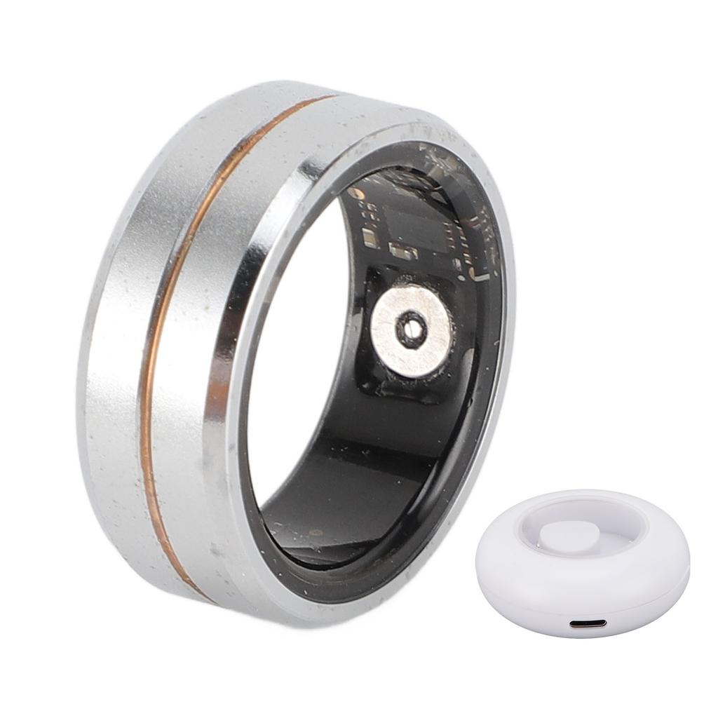 Fitness Tracker Smart Ring Step Counter Health Ring for IOS for Android IP68 Water Resistant