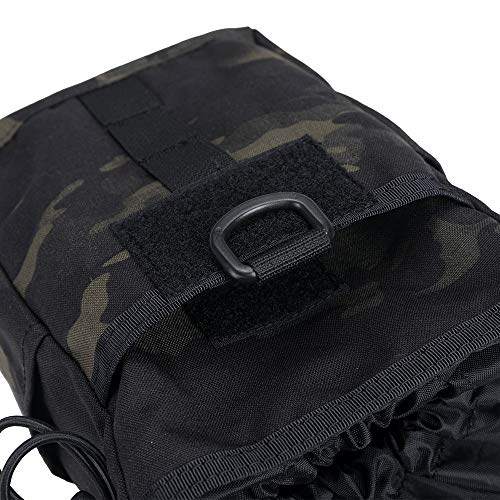 EXCELLENT ELITE SPANKER Dump Pouch, Nylon Garbage Bag/Magazine Holder, Military Pouch, Foldable Waist Bag, MOLLE Compatible, Large Capacity, Convenien
