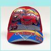 Cartoon-Autos-Muster Kinder Baseballkappe Sommer Sonnenschutz Atmungsaktiver Sonnenhut Für Kinder
