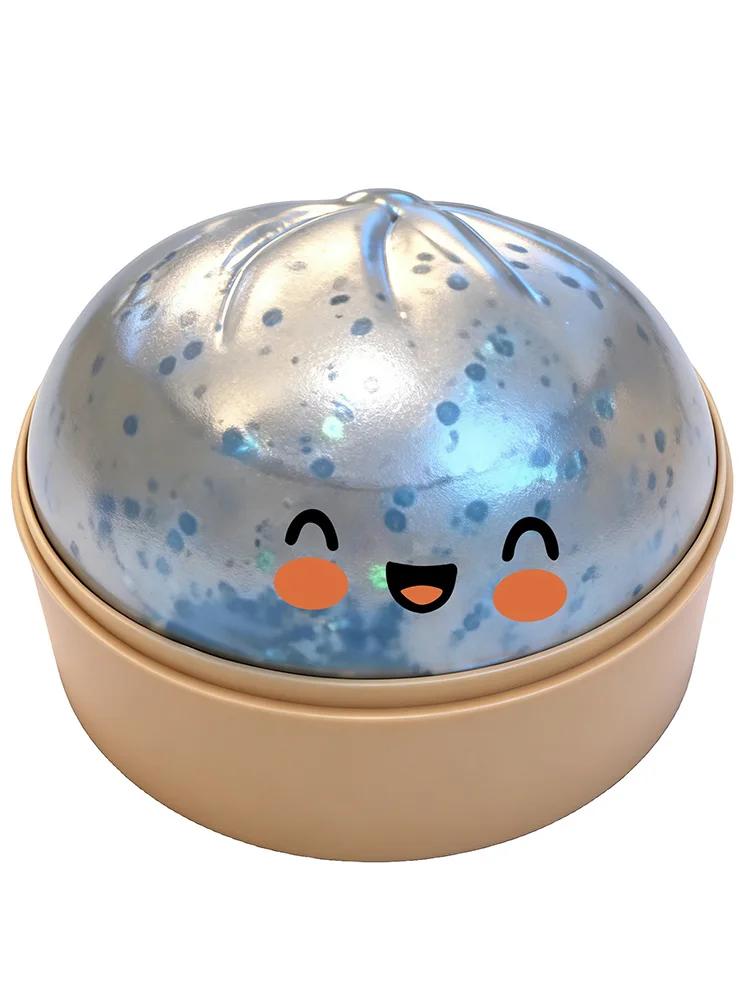 Simulation Flash Ravioli Boule de Pression Petit Pain Squishy Jouet Rebond Lent Doux Pincer Décompression Bureau Maison Décoration Cadeaux d'Anniversaire