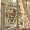 Indoor And Outdoor Hanging Ornament Vintage Sewing Machine Crystal Wind Chime, Acrylic Suncatcher, Pastoral Style Home Decor Colorful Pendants