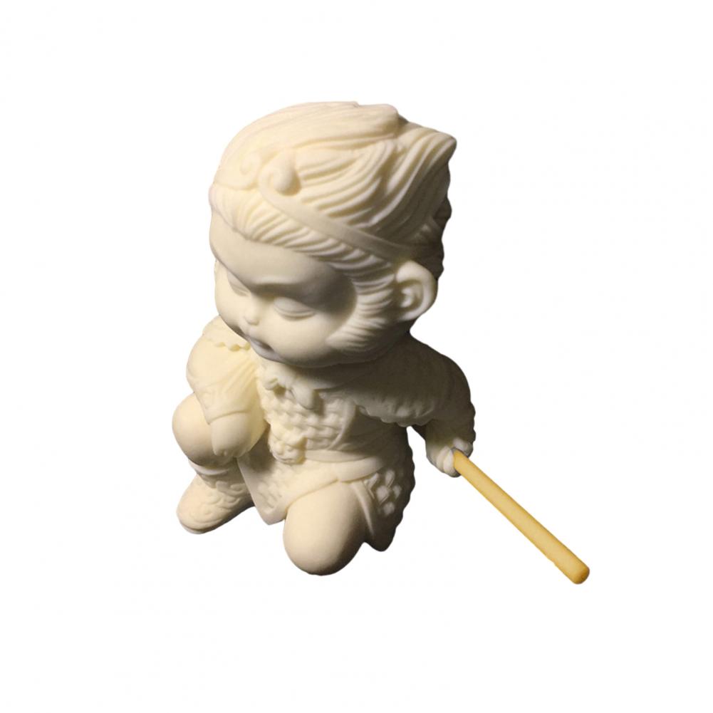 Sun Wukong Wystrój Domu Posąg Sun Wukonga Ręcznie Rzeźbiona Figurka Wukonga z Taguy Wykwintna Rzeźba Wielkiego Równego Niebu na Biurko