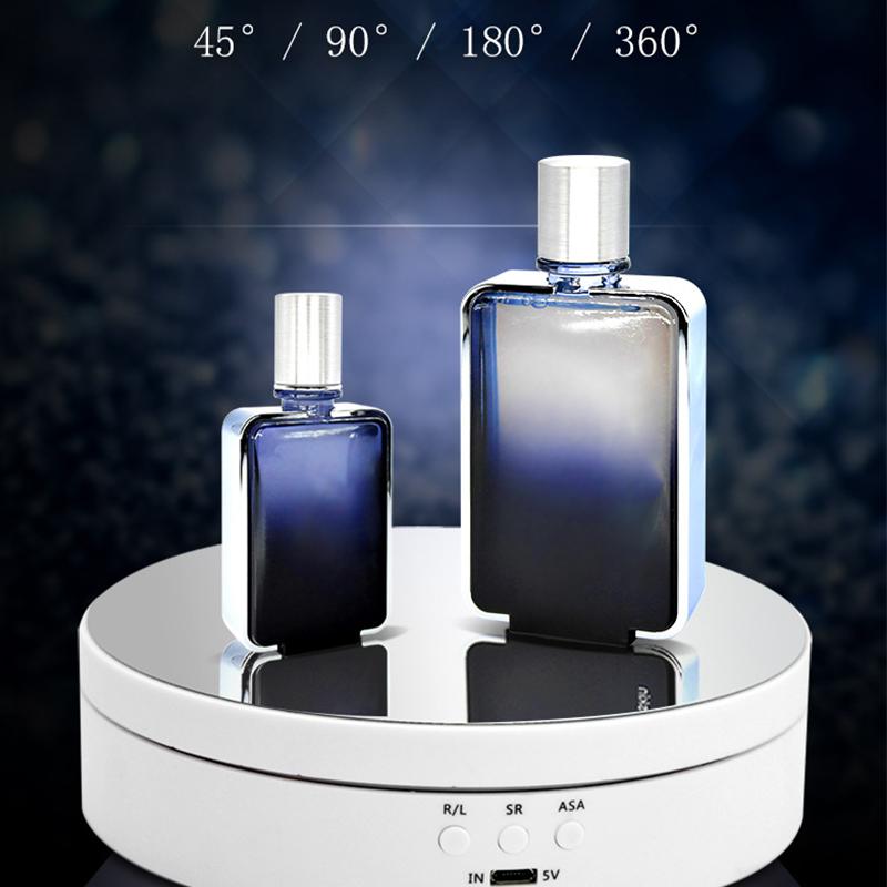 Rotating Display Stand Electric 3 Speed Level 360 Degree Rotating Turntable for Jewelry Short Video