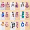 1Set Polymer Clay Earring Cutter Multiple Shapes Clay Cutter Geometric Shape Clay Pendant Polymer Clay Tool Cookie Cutter