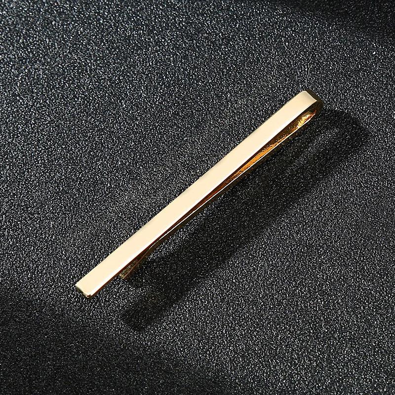 Simple  Tie Clips Men'S Metal Necktie Daily Business Wedding Ceremony Tie Clip Pin Men Party Jewelry Accessories Gift