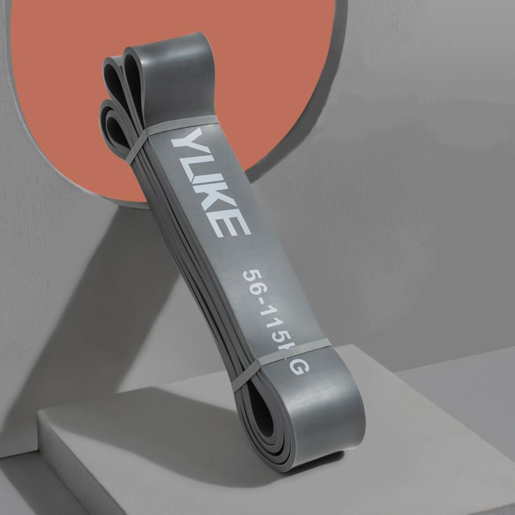 

1 шт 10-250 фунтов профессиональный фитнес латексный эластичный бинт для дома силовые тренировки подтягивания йога лента для натяжения темно-серого