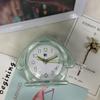 With Light Desktop Mute Clock House Shape Student Alarm Clock Cartoon House Alarm Clock  Desktop