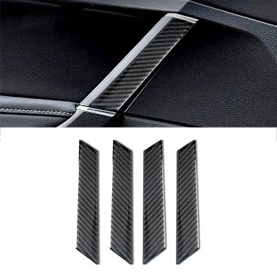 Carbon Fiber Side Door Control Armrest Handle Panel Cover Trim For Vw Volkswagen Golf 7 Gti R Gte Gtd Mk7 Interior Car