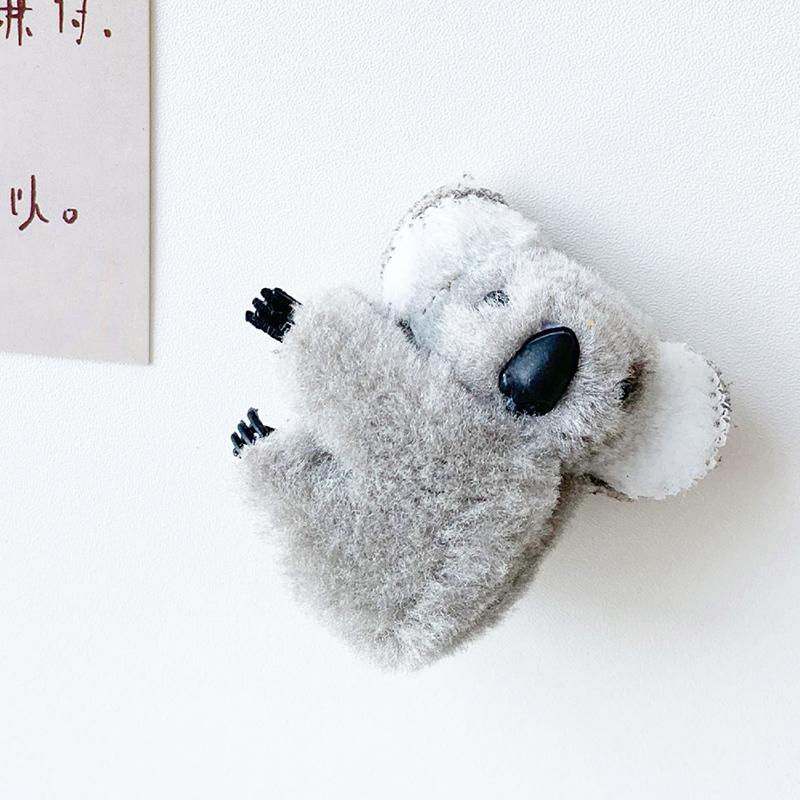 Cartoon Kawaii Plüsch Koalabär Haarschmuck Haarspangen Niedliche Tier-Haarkralle Für Mädchen Spangen Kopfschmuck Zubehör