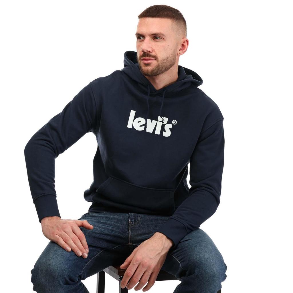 Levis Herren Grafik Hoodie mit entspannter Passform