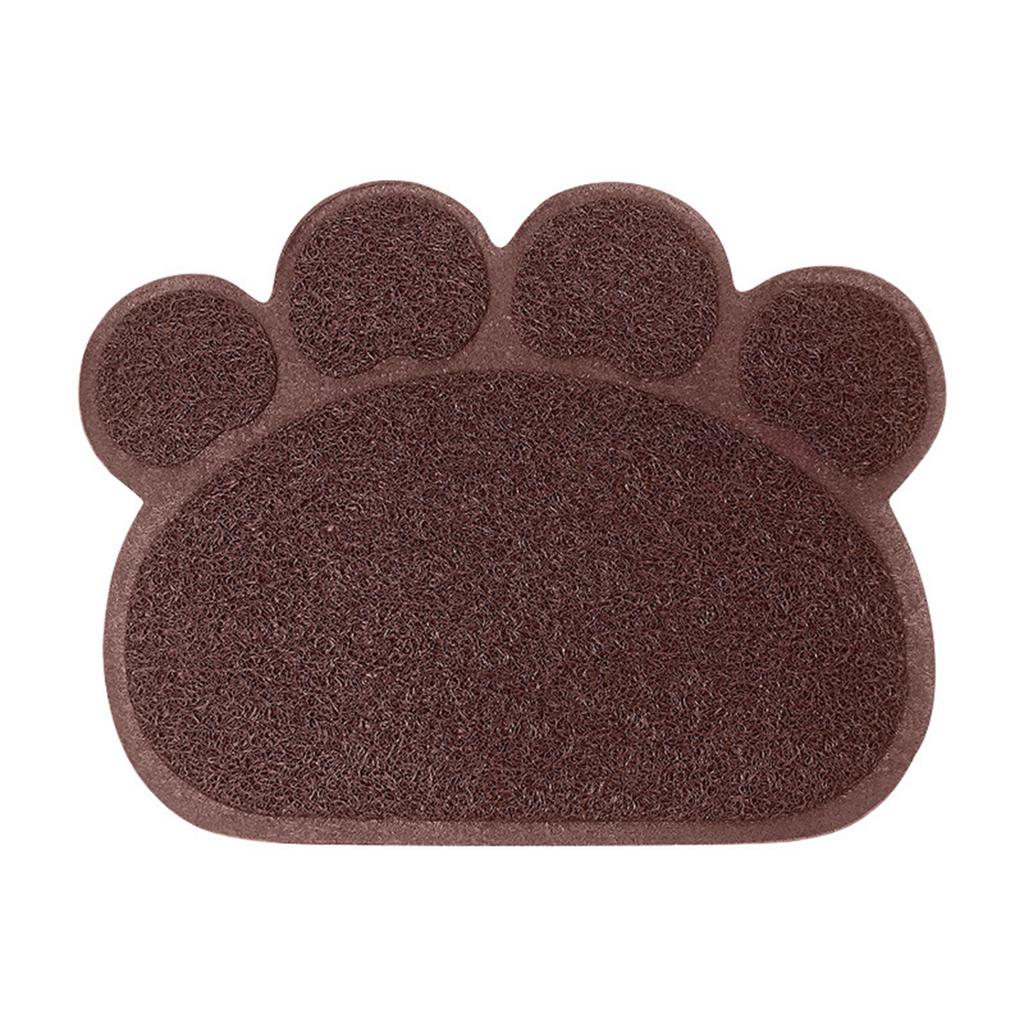 Cute Shape Pet Feeding & Litter Mat - Non- PVC Mat For Cats And Dogs