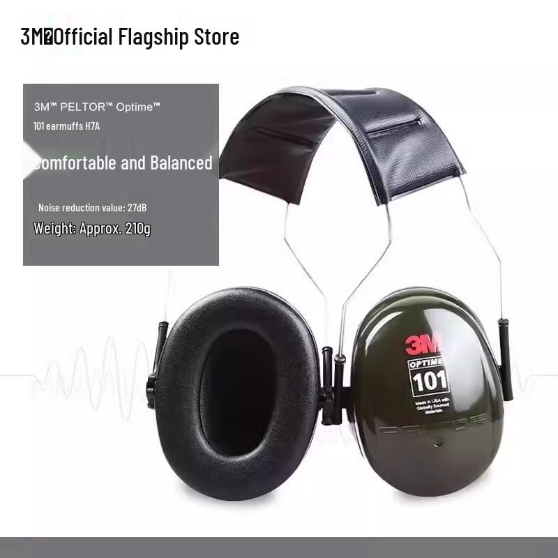 3M X5A Professional Noise-Canceling Over-Ear Earmuffs for Sleep and Study