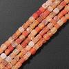 Natural Stone Square Cube Agates Beads Charm Loose Spacer Beads 6-8mm Jewelry Making Accessories Beadwork DIY Necklace Bracelets