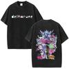 Washed Vintage Game Deltarune Susie Kris Ralsei Funny Graphic Tshirt Men Women Casual Humor Oversized T Shirts Otaku Lover Gift