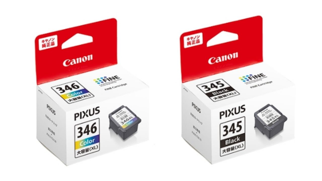 

Generic Ink Cartridges Color Set of Compatible with PIXUS High-Capacity (BC-346XL + BC-345XL Black) - 2, TS3330/TS3130S/TS3130/TS203/TR4530