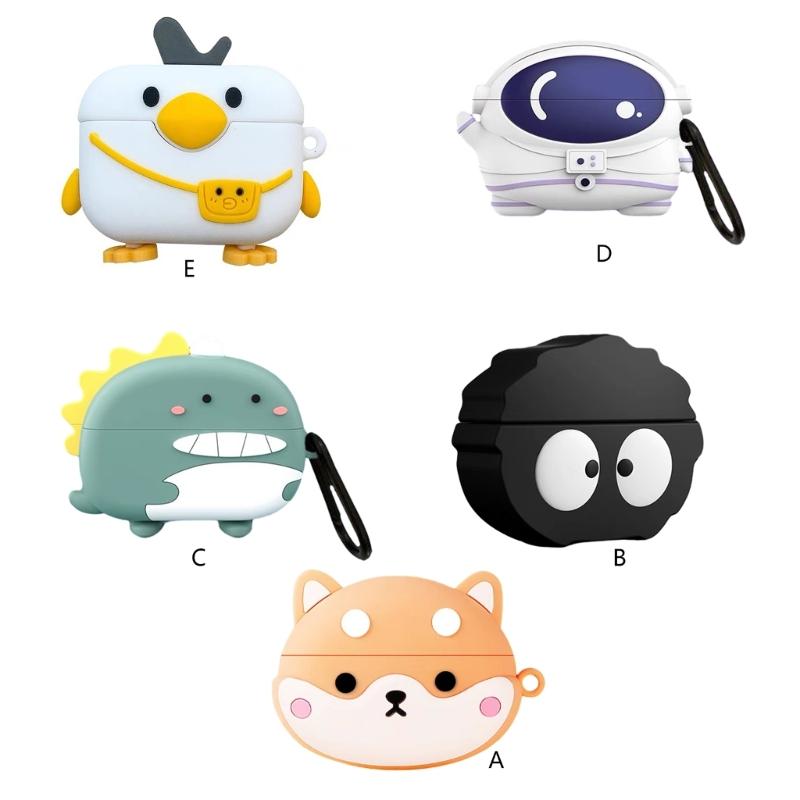 Anti-fall Silicone Soft Case For Realme Buds T300 Wireless Earphone Protective Case Headset Cover Charging Box Sleeve