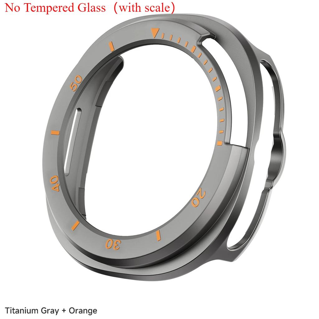 Protector Case For Samsung Galaxy Watch 8 Classic PC Hollowed Cover Protective Bumper Shell Tempered Glass Screen Accessories