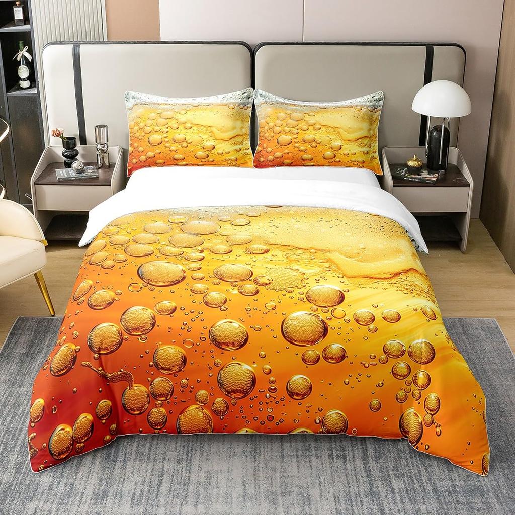 Bubble Duvet Cover Sets For Kids Boys Girls Queen King Lightweight Quilt Cover Underwater Themed Bedding Set Room Decor No Quilt