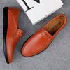 Fashion Men Casual Loafers Outdoor Comfort Male Driving Shoes Handmade Slip On Shoes Business Leather Penny Shoes Gents Shoes