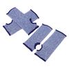 4pcs Arm Guards Close Fitting Preventing Scratches Thickening Thumb Slot Design Blue Arm Protection