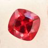 Natural Red Ruby Square Cushion 14x14mm Certified Loose Gemstone