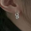 Silver925 Double Knotted Earrings (2color)