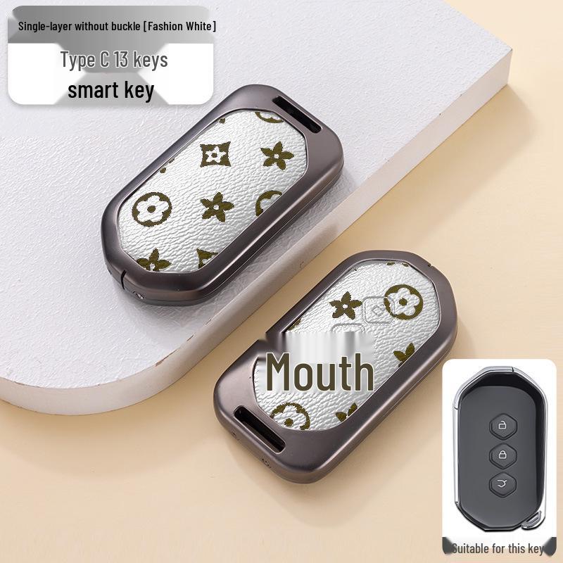 Compatible Key Case for Wuling Hongguang, Mini EV, S/S3, Chi Ma Long GB