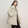 Elva' Island Women's Big Lapel New Chinese Style Short Down Jacket